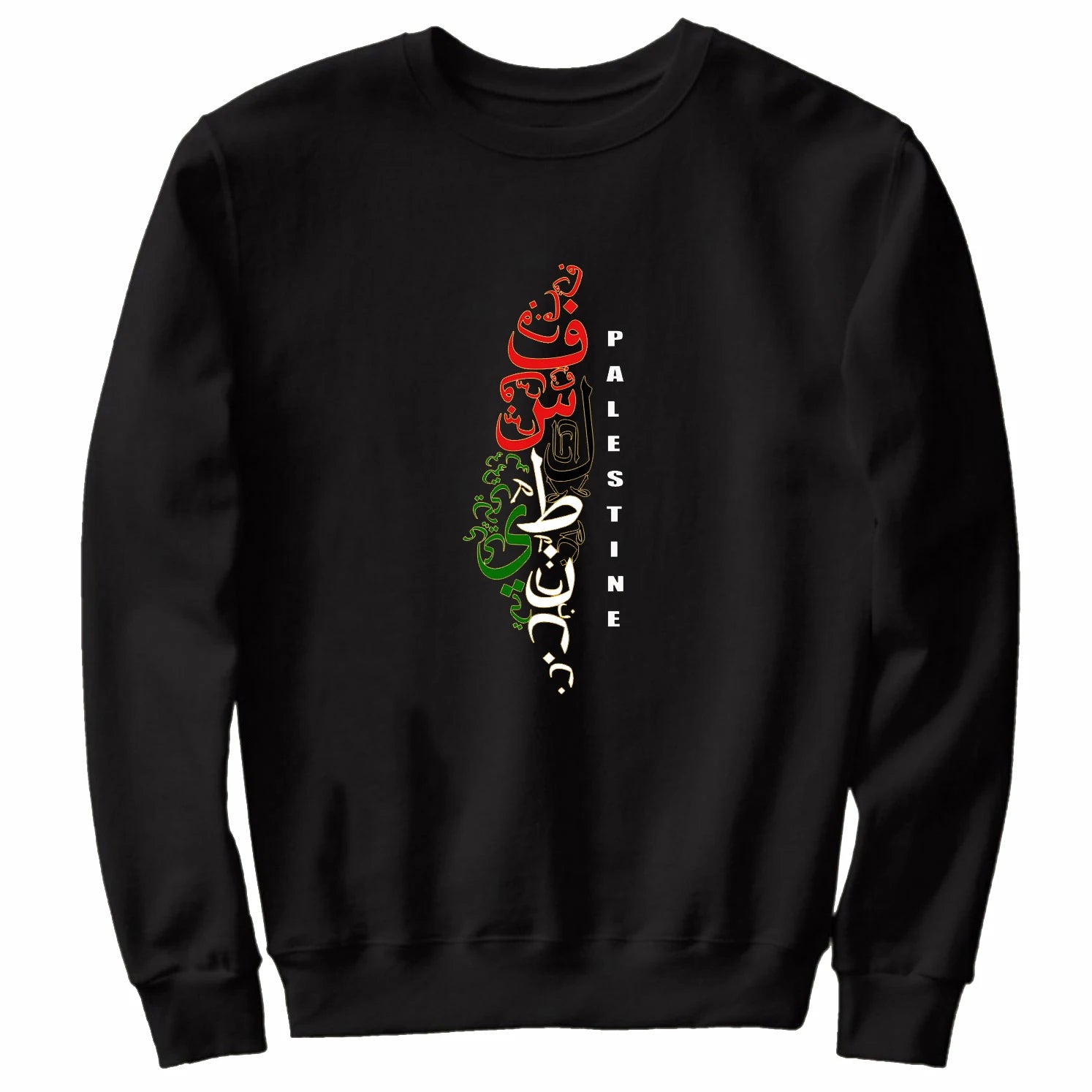 Arabic Calligraphy Palestinian Map Palestine Pullover Hoodie 100% Cotton Comfortable Casual Mens Sweatshirts Fashion Streetwear