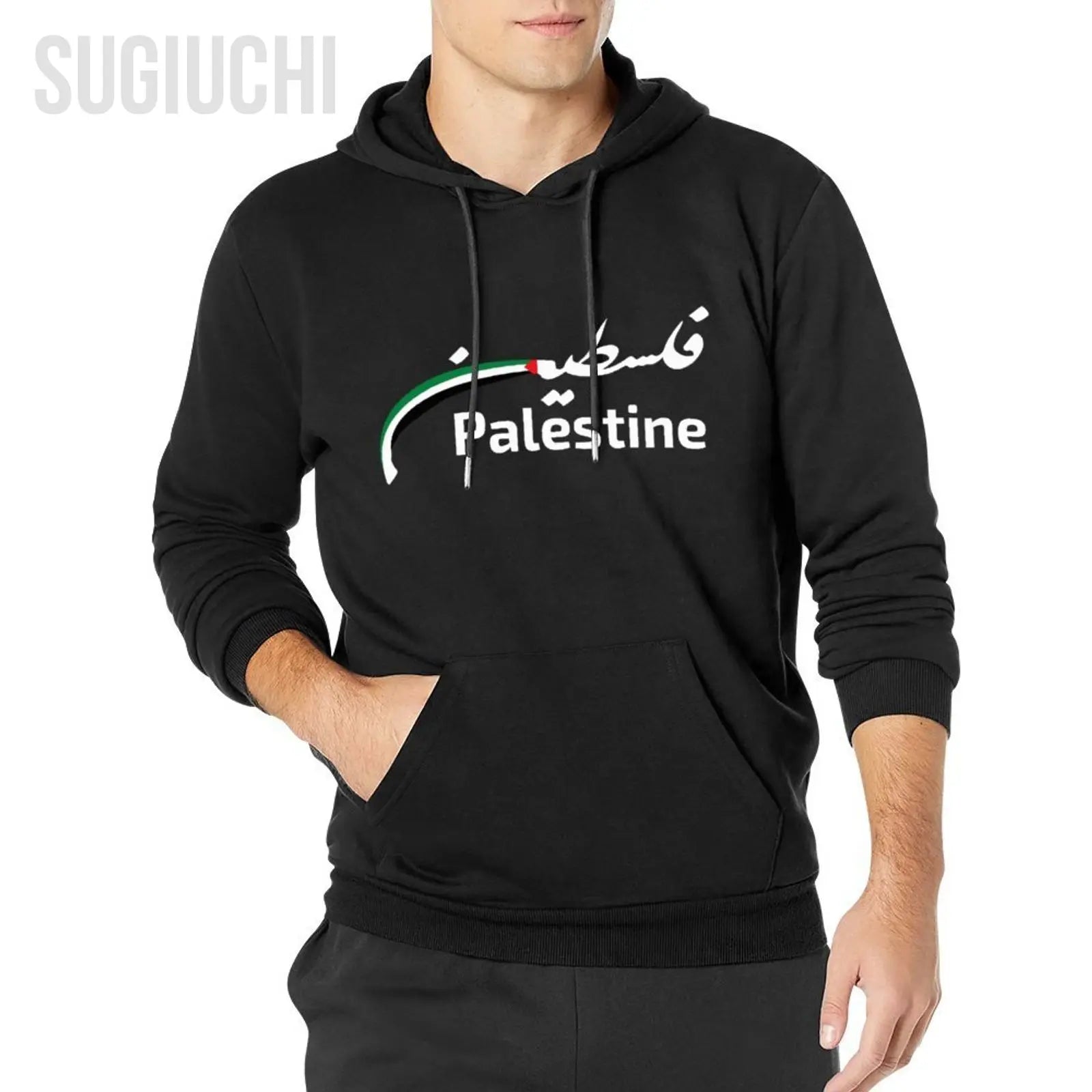Men Women Hoodies Palestinian Palestine Flag Hooded Hoodie Pullover Hip Hop Sweatshirt Cotton Unisex